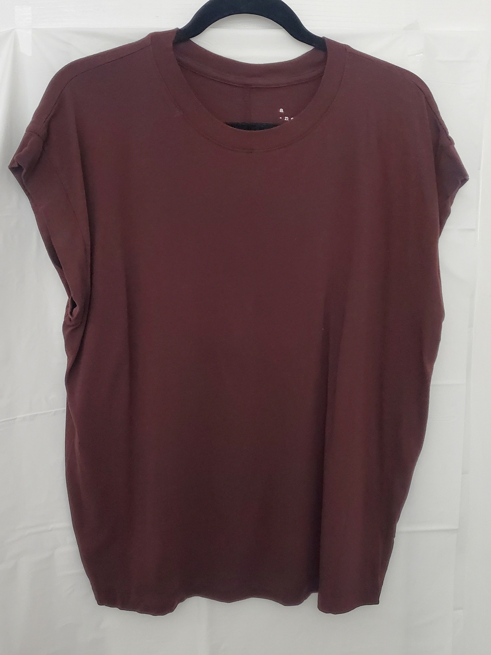 A New Day Women's Short Sleeve Crewneck Tee in Datk Brown